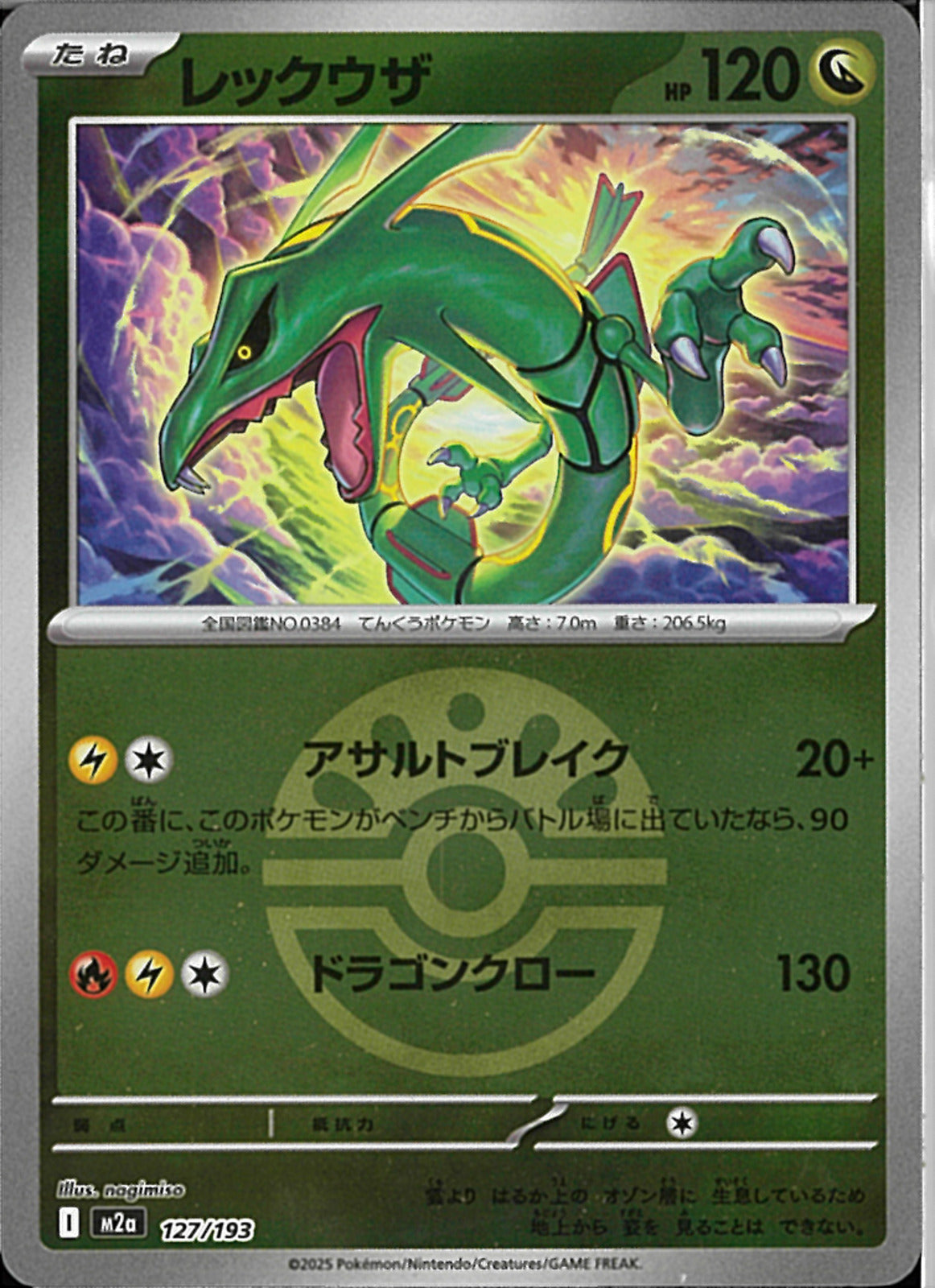 レックウザ　まとめ売り　① レックウザ(127/193/ボールミラー)