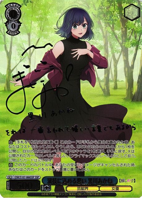演技に込める想い 黒川あかね）SSP