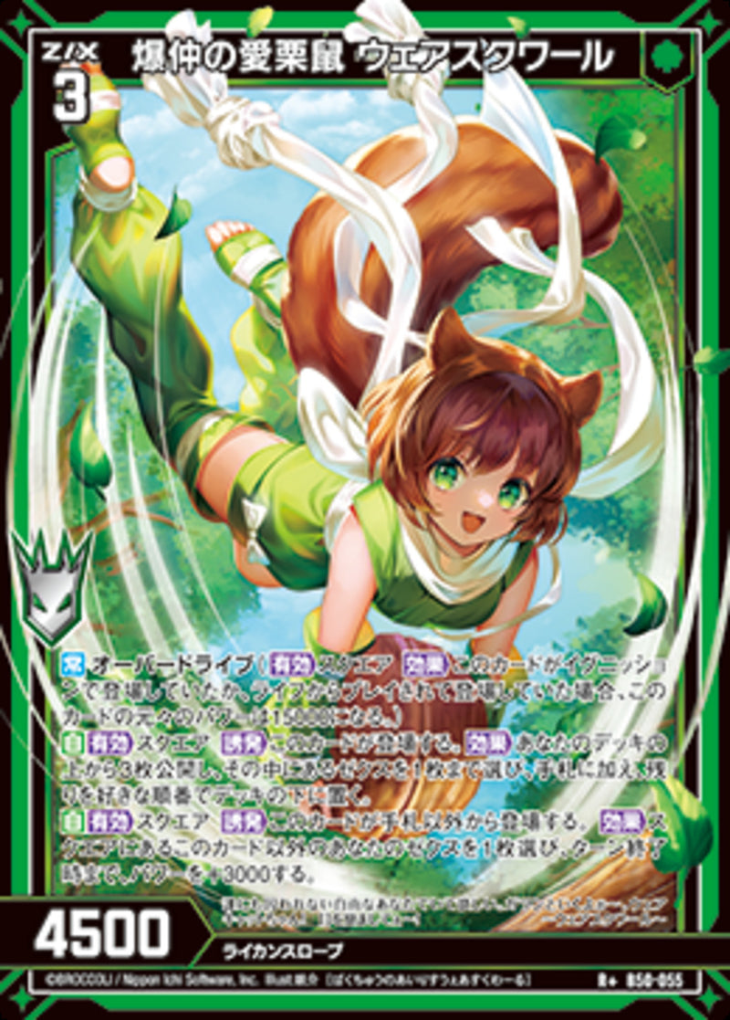 R+)爆仲の愛栗鼠 ウェアスクワール(R+B50-055)
