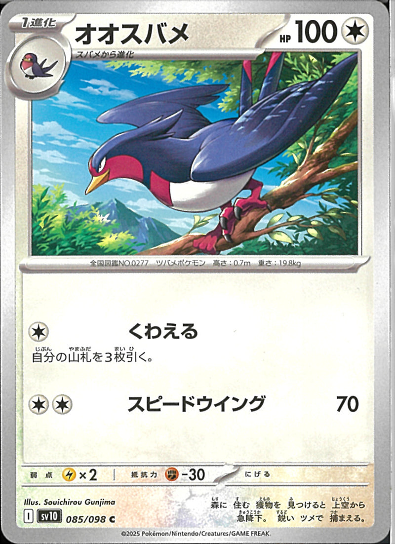 C)オオスバメ(085/098)