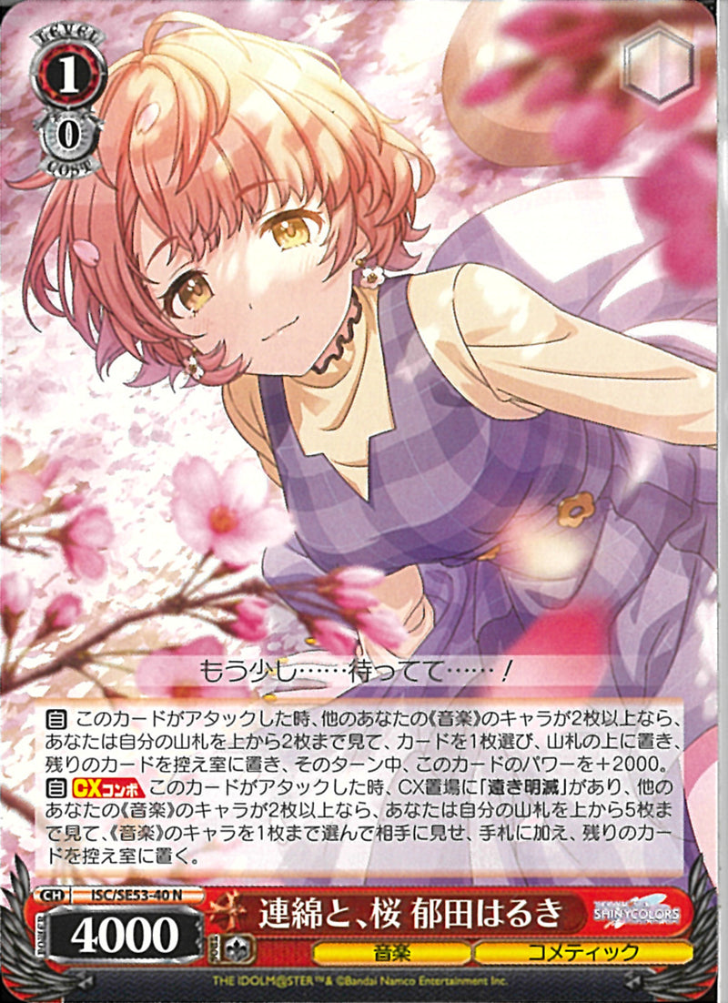 連綿と、桜　郁田はるき(SE53-40)N