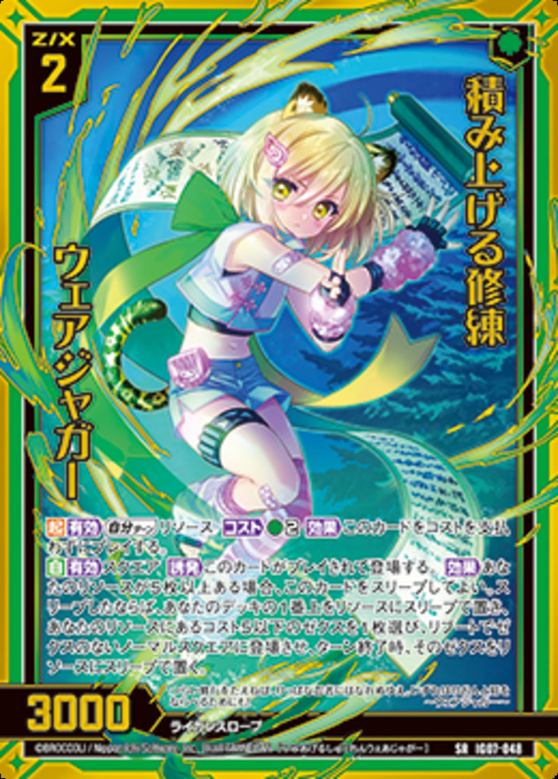 SR)積み上げる修練　ウェアジャガー(IG07-048)