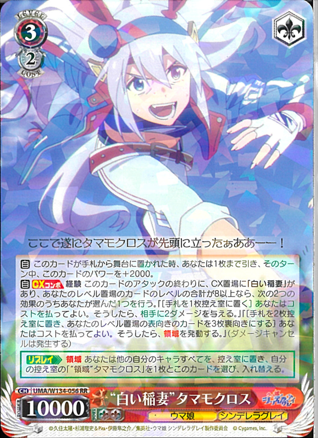 白い稲妻”タマモクロス(W134-56)RR